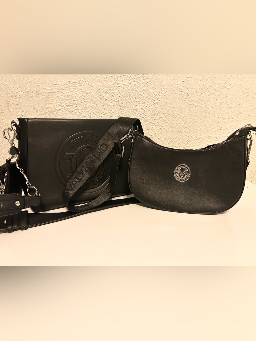 Valentino Black Leather Bags